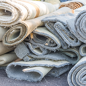 Carpet removal services by Mike and Dad's Hauling in Salem OR